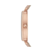  Shop Authentic Emporio Armani Kappa Rose Gold & White Dial Beige Nude Leather Strap Watch For Women - AR2510 - Luxxuri