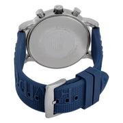  Shop Authentic Emporio Armani  Luigi Chronograph Black Dial Blue Rubber Strap Watch For Men - AR11023 - Luxxuri