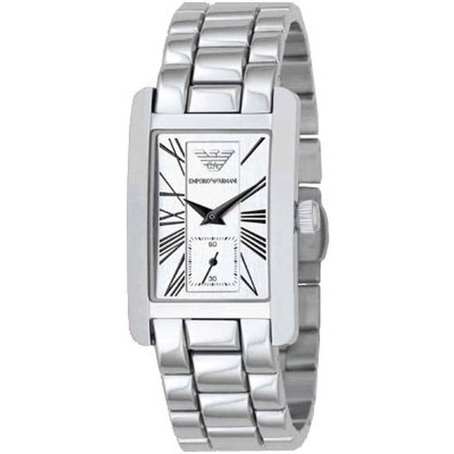  Shop Authentic Emporio Armani White Dial Silver Stainless Steel Watch For Women - AR0146 - Luxxuri