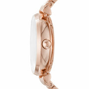  Shop Authentic Emporio Armani Gianni T-Bar Silver Dial Rose Gold Steel Strap Watch For Women - AR60023 - Luxxuri