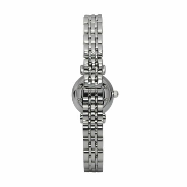  Shop Authentic Emporio Armani Gianni T Bar Quartz Silver Dial Silver Steel Strap Watch For Women - AR1935 - Luxxuri