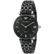  Shop Authentic Emporio Armani Ceramica Black Dial Black Ceramic Strap Watch For Women - AR1487 - Luxxuri