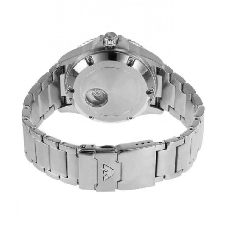  Shop Authentic Emporio Armani Diver Automatic Green Dial Silver Steel Strap Watch For Men - AR60061 - Luxxuri