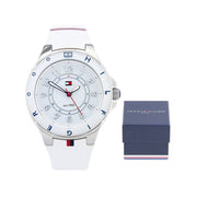  Shop Authentic Tommy Hilfiger White Dial White Rubber Strap Watch for Women - 1781271 - Luxxuri