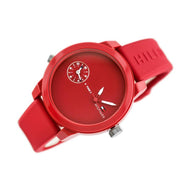  Shop Authentic Tommy Hilfiger Denim Quartz Red Dial Red Rubber Strap Watch for Men - 1791323 - Luxxuri