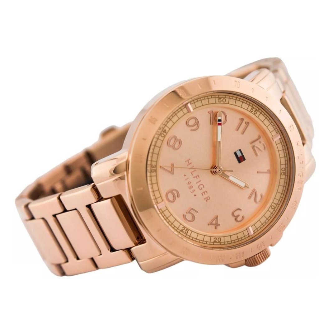  Shop Authentic Tommy Hilfiger Bella Rose Gold Dial Rose Gold Steel Strap Watch for Women - 1781396 - Luxxuri