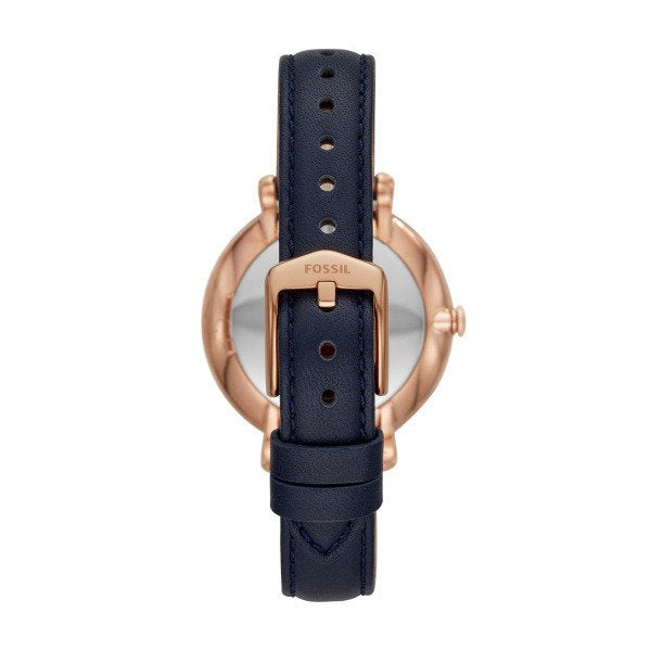  Shop Authentic Fossil Tailor White Dial Blue Leather Strap Watch for Women - ES4394 - Luxxuri