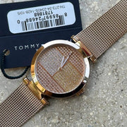  Shop Authentic Tommy Hilfiger Lynn Crystals Rose Gold Dial Rose Gold Mesh Strap Watch For Women - 1781868 - Luxxuri