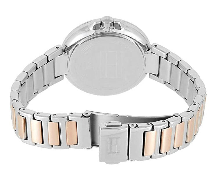  Shop Authentic Tommy Hilfiger Angela Chronograph Pink Dial Two Tone Steel Strap Watch for Women - 1782127 - Luxxuri