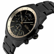  Shop Authentic Hugo Boss Grand Prix Black Dial Black Steel Strap Watch for Men - 1513578 - Luxxuri