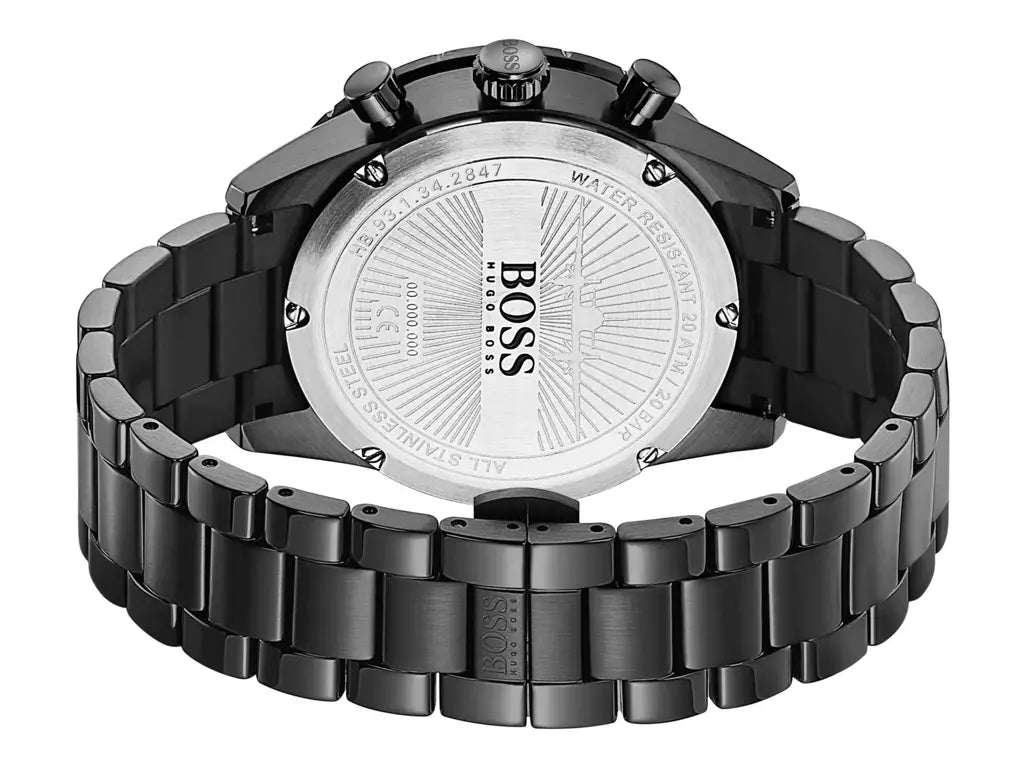  Shop Authentic Hugo Boss Aero Black Dial Black Steel Strap Watch for Men - 1513771 - Luxxuri