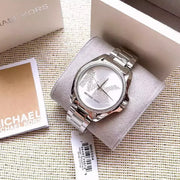  Shop Authentic Michael Kors Bradshaw Quartz Silver Dial Silver Steel Strap Watch For Women - MK6554 - Luxxuri