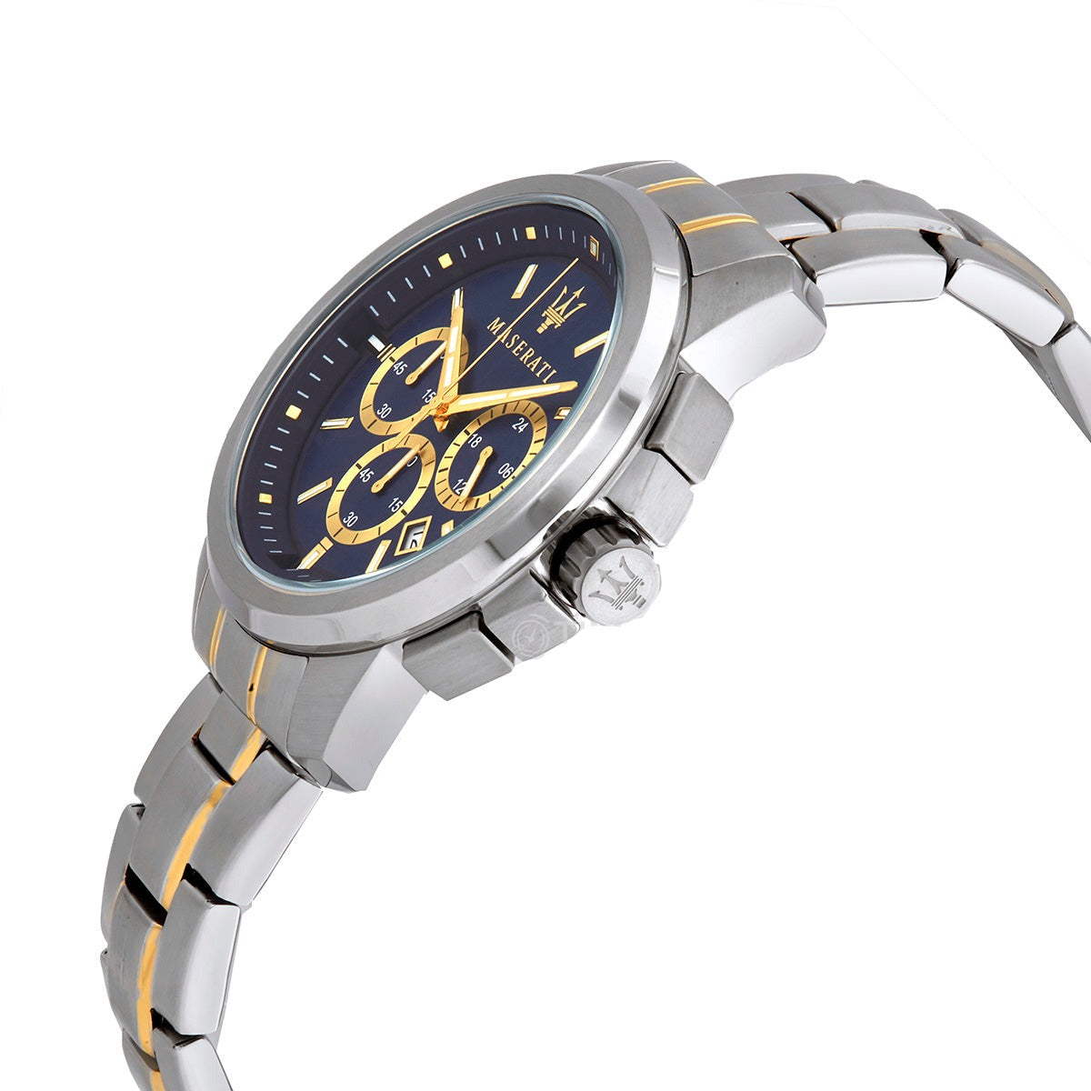  Shop Authentic Maserati Successo 44mm Chronograph Quartz Blue Dial Silver Steel Strap Watch For Men - R8873621016 - Luxxuri