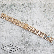  Shop Authentic Fossil Jacqueline Rose Gold Dial Rose Gold Steel Strap Watch for Women - ES3632 - Luxxuri