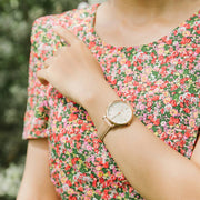  Shop Authentic Fossil Jacqueline White Dial Brown Leather Strap Watch for Women - ES3487 - Luxxuri