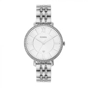  Shop Authentic Fossil Jacqueline White Dial Silver Steel Strap Watch for Women - ES3545 - Luxxuri