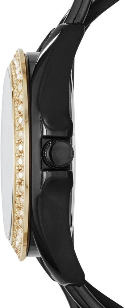  Shop Authentic Fossil Riley Black Dial Black Leather Strap Watch for Women - ES3696 - Luxxuri