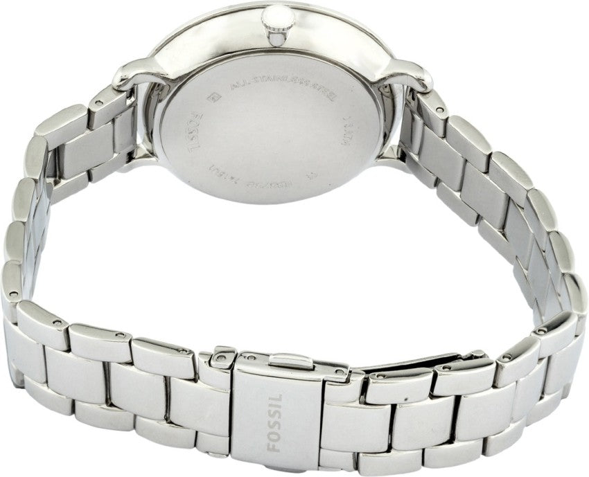  Shop Authentic Fossil Jacqueline Multifunction White Dial Silver Steel Strap Watch for Women - ES3738 - Luxxuri