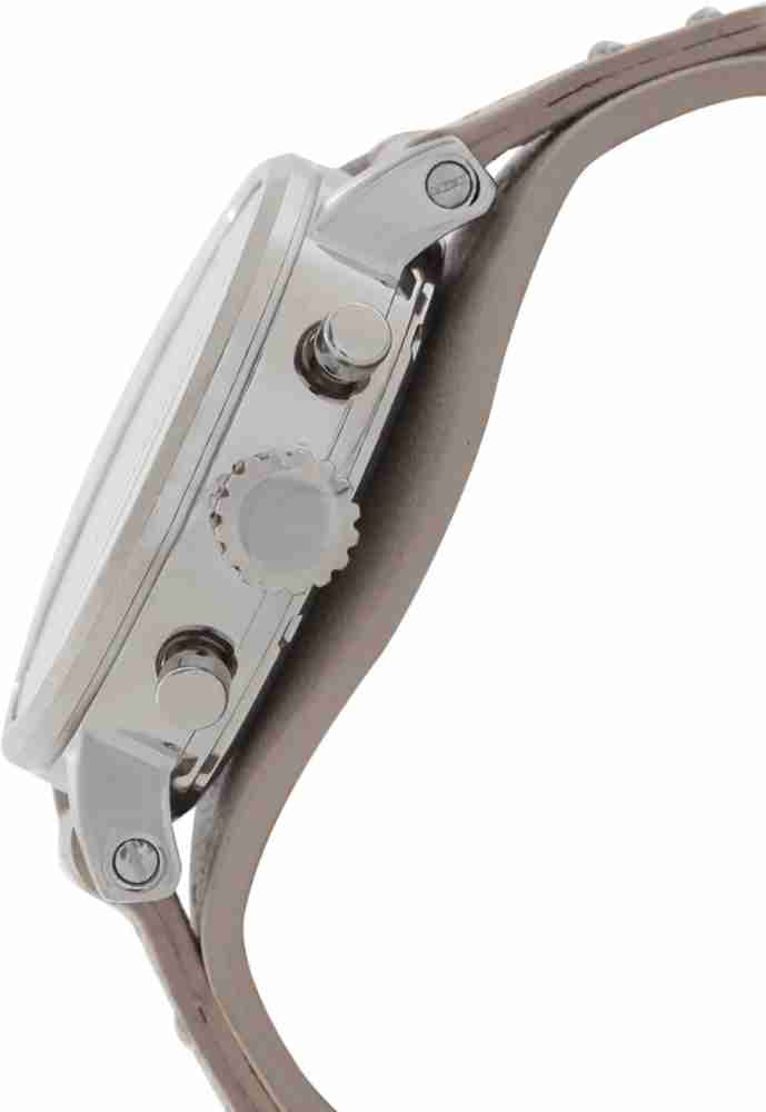  Shop Authentic Fossil Boyfriend White Dial Beige Leather Strap Watch for Women - ES3811 - Luxxuri