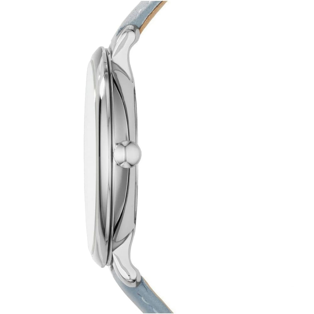  Shop Authentic Fossil Jacqueline White Dial Light Blue Leather Strap Watch for Women - ES3821 - Luxxuri