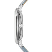  Shop Authentic Fossil Jacqueline White Dial Light Blue Leather Strap Watch for Women - ES3821 - Luxxuri