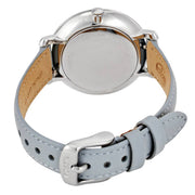  Shop Authentic Fossil Jacqueline White Dial Light Blue Leather Strap Watch for Women - ES3821 - Luxxuri