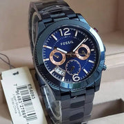  Shop Authentic Fossil Perfect Boyfriend Multifunction Blue Dial Blue Steel Strap Watch for Women - ES4093 - Luxxuri