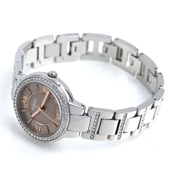  Shop Authentic Fossil Virginia Taupe Dial Silver Steel Strap Watch for Women - ES4147 - Luxxuri