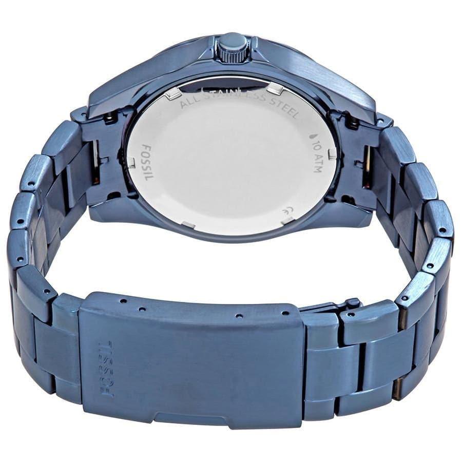  Shop Authentic Fossil Riley Quartz Blue Dial Blue Steel Strap Watch for Women - ES4294 - Luxxuri