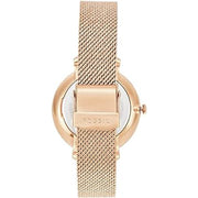  Shop Authentic Fossil Jacqueline Mother of Pearl White Dial Gold Mesh Strap Watch for Women - ES4352 - Luxxuri