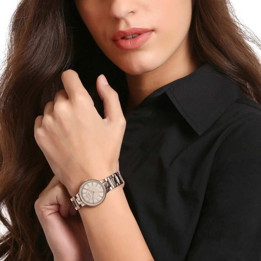  Shop Authentic Fossil Virginia Pink Dial Pink Steel Strap Watch for Women - ES4482 - Luxxuri
