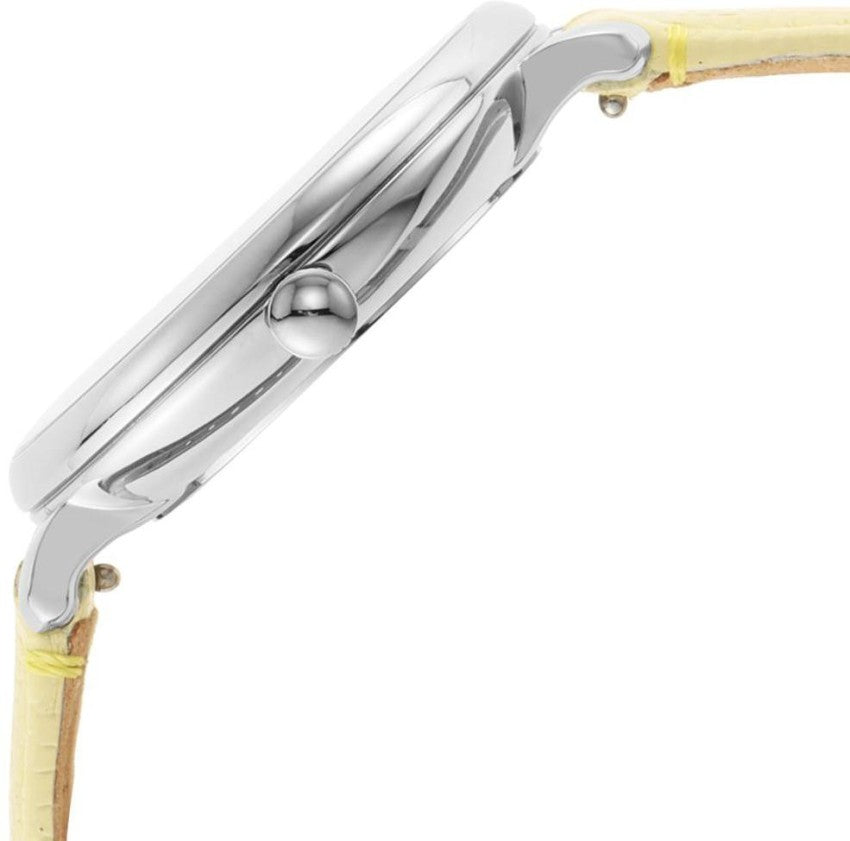  Shop Authentic Fossil Jacqueline Three-Hand White Dial Yellow Leather Strap Watch for Women - ES4812 - Luxxuri
