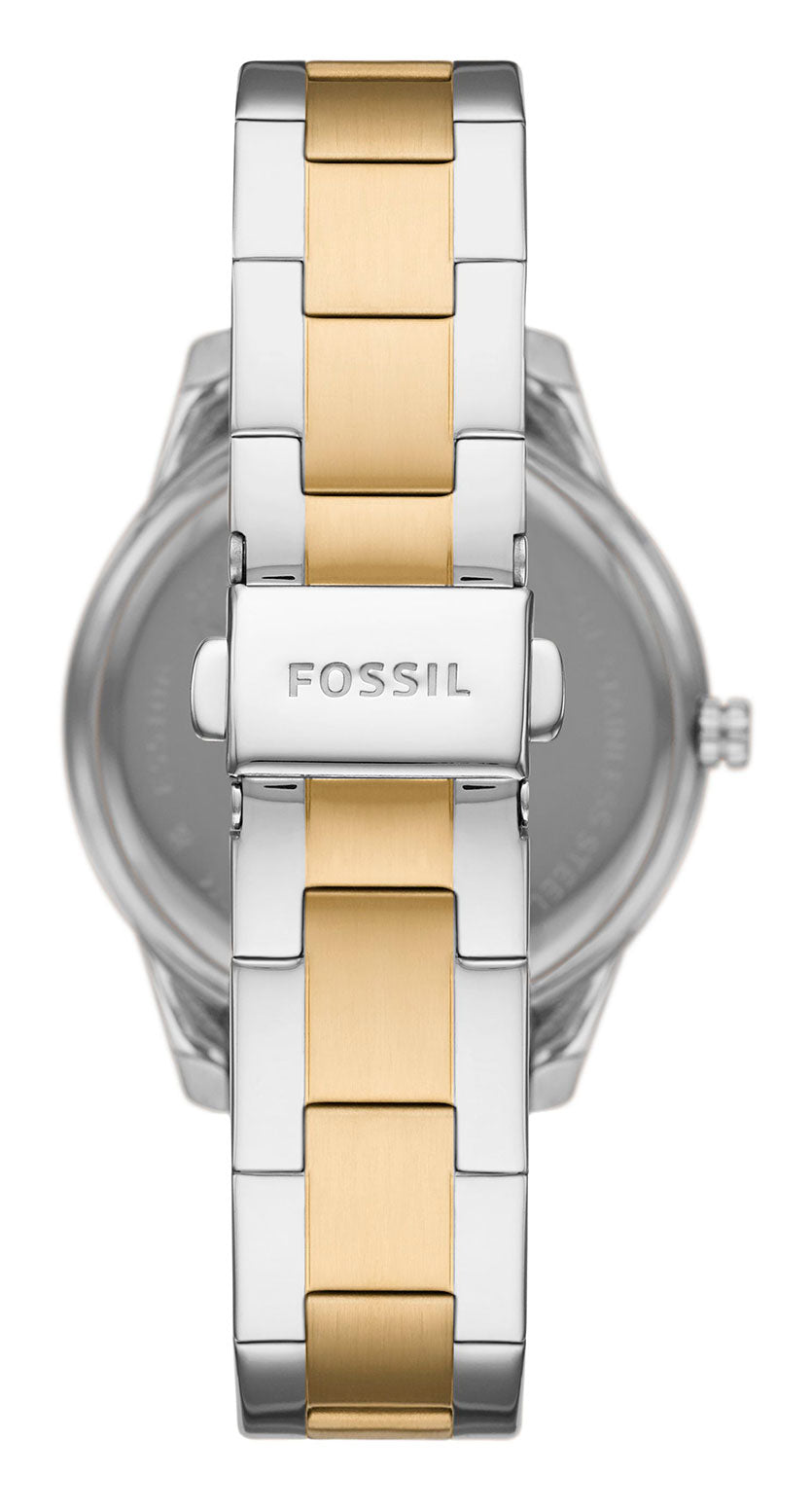  Shop Authentic Fossil Stella Sport Multifunction Silver Dial Two Tone Steel Strap Watch for Women - ES5107 - Luxxuri