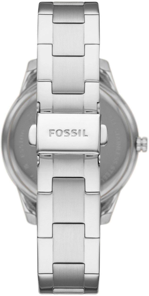  Shop Authentic Fossil Stella Sport Multifunction Silver Dial Silver Steel Strap Watch for Women - ES5108 - Luxxuri