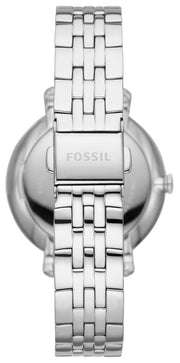  Shop Authentic Fossil Jacqueline Multifunction Moonphase White Dial Silver Steel Strap Watch for Women - ES5164 - Luxxuri