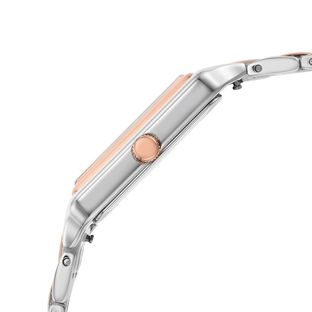  Shop Authentic Fossil Raquel Three Hand White Dial Two Tone Steel Strap Watch For Women - ES5222 - Luxxuri
