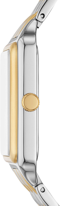  Shop Authentic Fossil Raquel Three Hand Mother of Pearl Dial Two Tone Steel Strap Watch For Women - ES5305 - Luxxuri