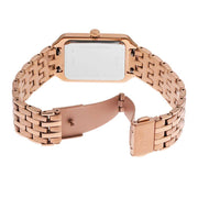  Shop Authentic Fossil Raquel Three Hand Date Brown Dial Rose Gold Steel Strap Watch For Women - ES5323 - Luxxuri