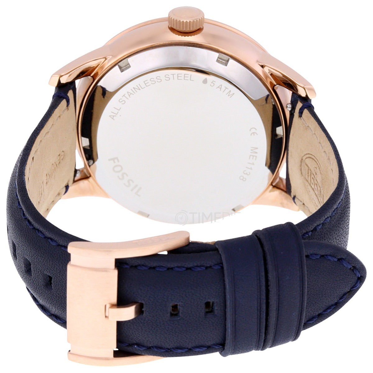  Shop Authentic Fossil Townsman Twist Skeleton Blue Dial Blue Leather Strap Watch for Men -  ME1138 - Luxxuri