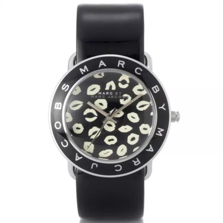  Shop Authentic Marc Jacobs Amy Black Dial Black Leather Strap Watch for Women - MBM1163 - Luxxuri