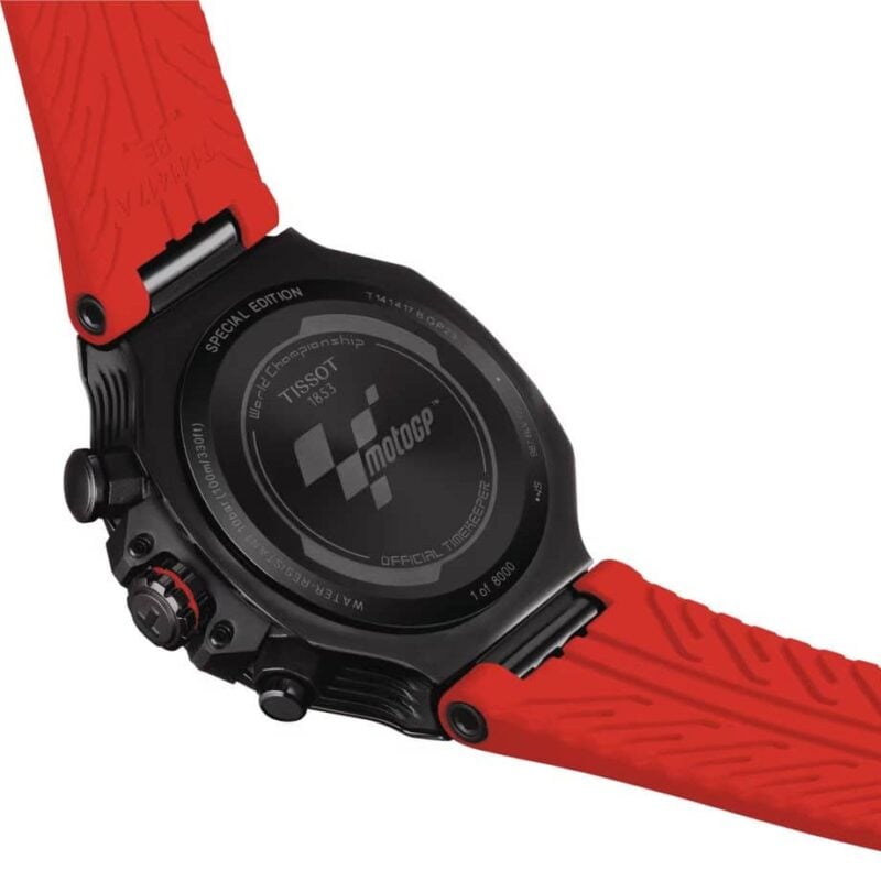  Shop Authentic Tissot T Race Chronograph Black Dial Red Rubber Strap Watch For Men - T141.417.37.057.01 - Luxxuri