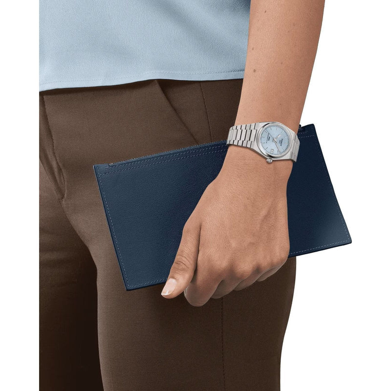  Shop Authentic Tissot PRX Powermatic 80 Ice Blue Dial Silver Steel Strap Watch for Men - T137.207.11.351.00 - Luxxuri