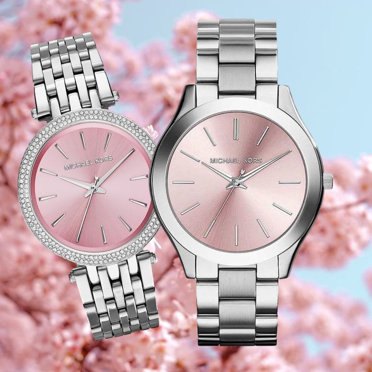  Shop Authentic Michael Kors Slim Runway Quartz Pink Dial Silver Steel Strap Watch For Women - MK3380 - Luxxuri