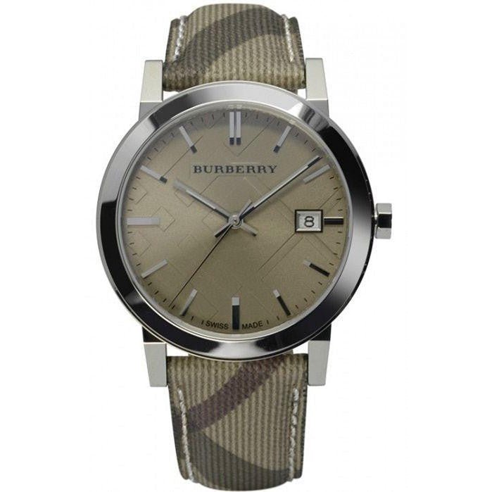  Shop Authentic Burberry The City Nova Beige Dial Grey Leather Strap Watch for Women - BU9023 - Luxxuri