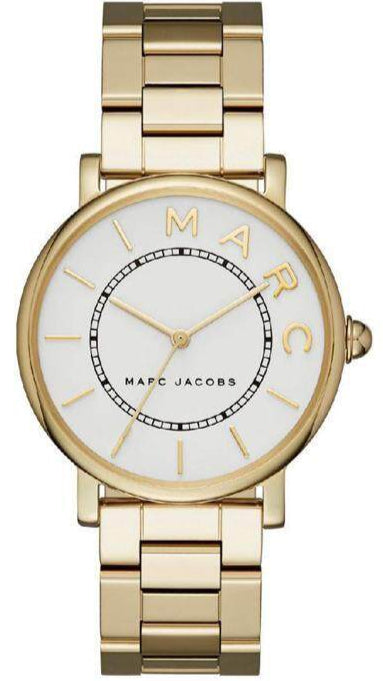  Shop Authentic Marc Jacobs Roxy White Dial Gold Steel Strap Watch for Women - MJ3522 - Luxxuri
