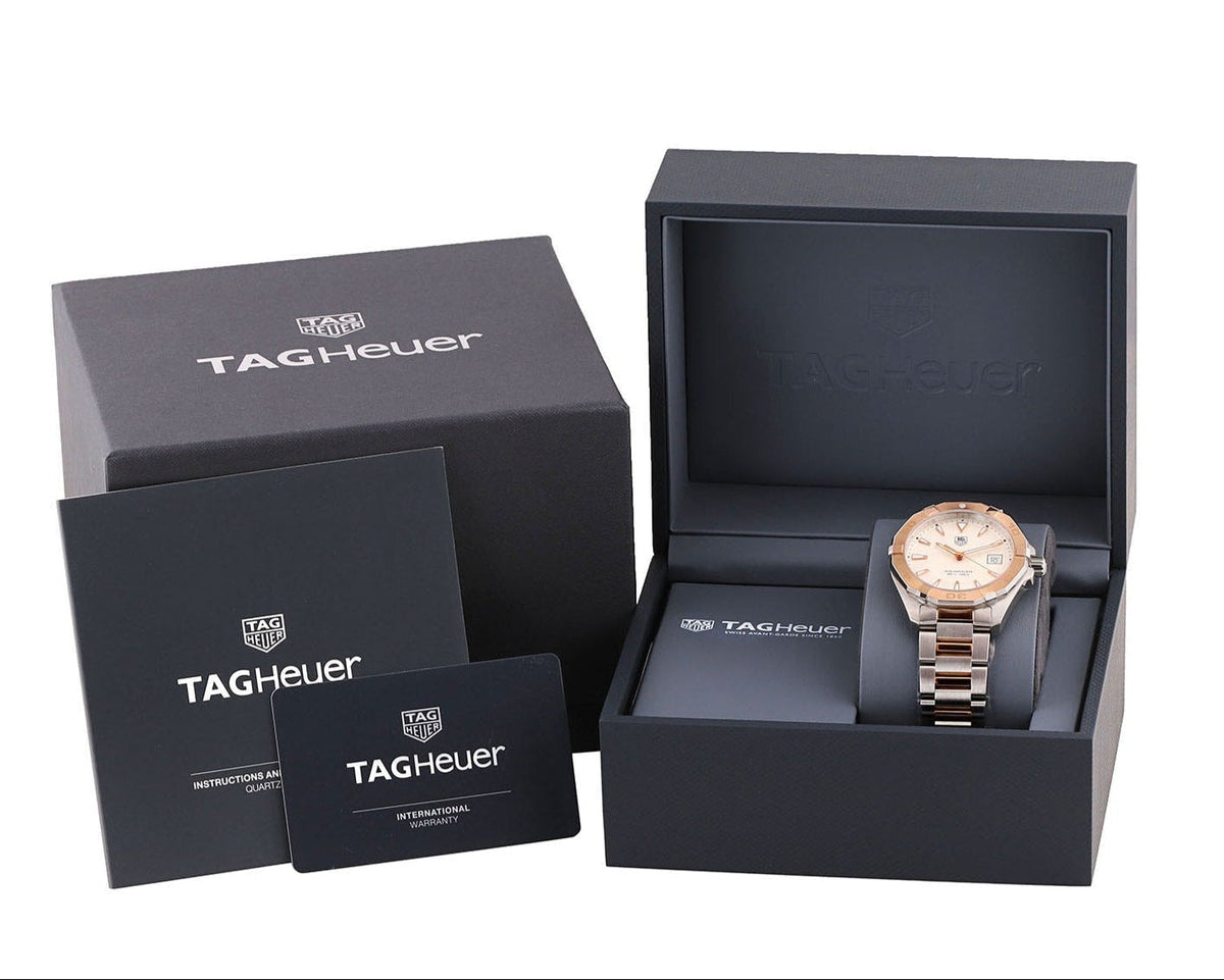  Shop Authentic Tag Heuer Aquaracer White Dial Watch for Men - WAY1150.BD0911 - Luxxuri