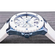  Shop Authentic Guess Overdrive Chronograph White Dial White Rubber Strap Watch for Women - W0149L6 - Luxxuri