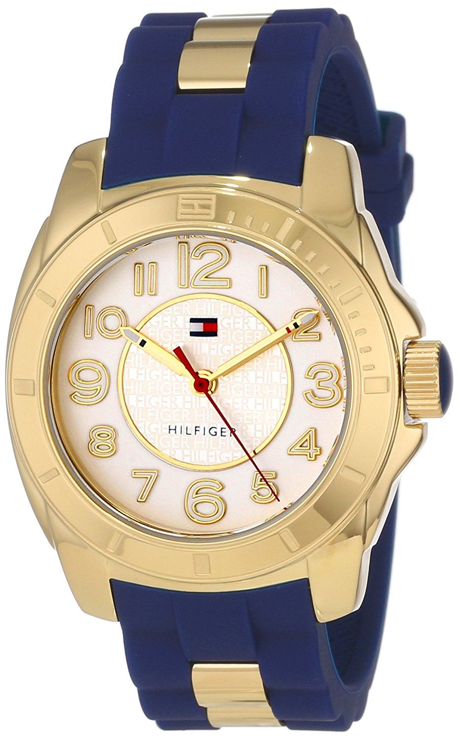  Shop Authentic Tommy Hilfiger White Dial Two Tone Steel Strap Watch for Women - 1781307 - Luxxuri