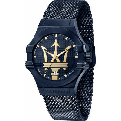  Shop Authentic Maserati Potenza Blue Dial Edition 42mm Mesh Bracelet Watch For Men - R8853108008 - Luxxuri