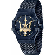  Shop Authentic Maserati Potenza Blue Dial Edition 42mm Mesh Bracelet Watch For Men - R8853108008 - Luxxuri